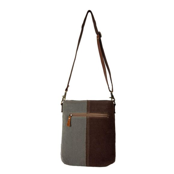 8729 Vintage Crossbody Bag - Francais Pathway Vintage Purse, Canvas Purses